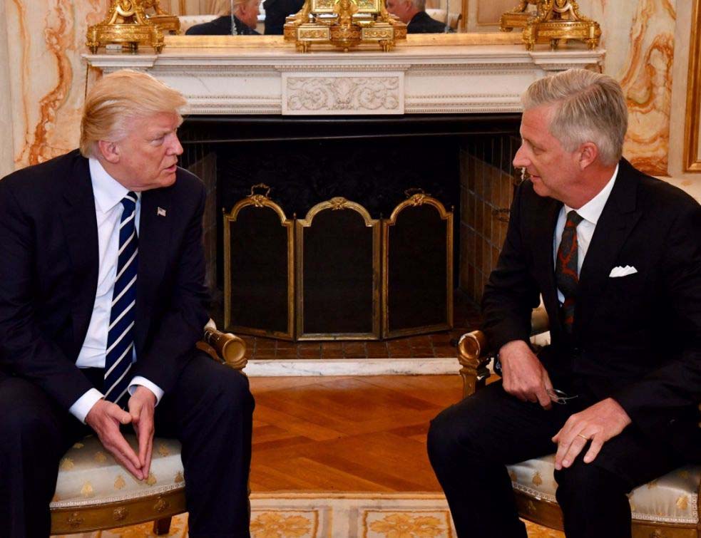 МОЈ РОЂАК СА СЕЛА: Доналд Трамп у посети Бриселу - састанак са Туском и Могерини