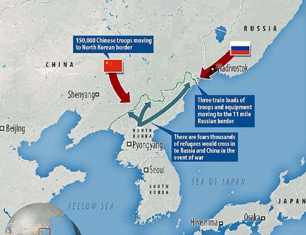 Велики корејски (б)рат: Путинове трупе на граници са Северном Корејом, у случају америчког напада настрадаће и РУСИЈА! (ВИДЕО)
